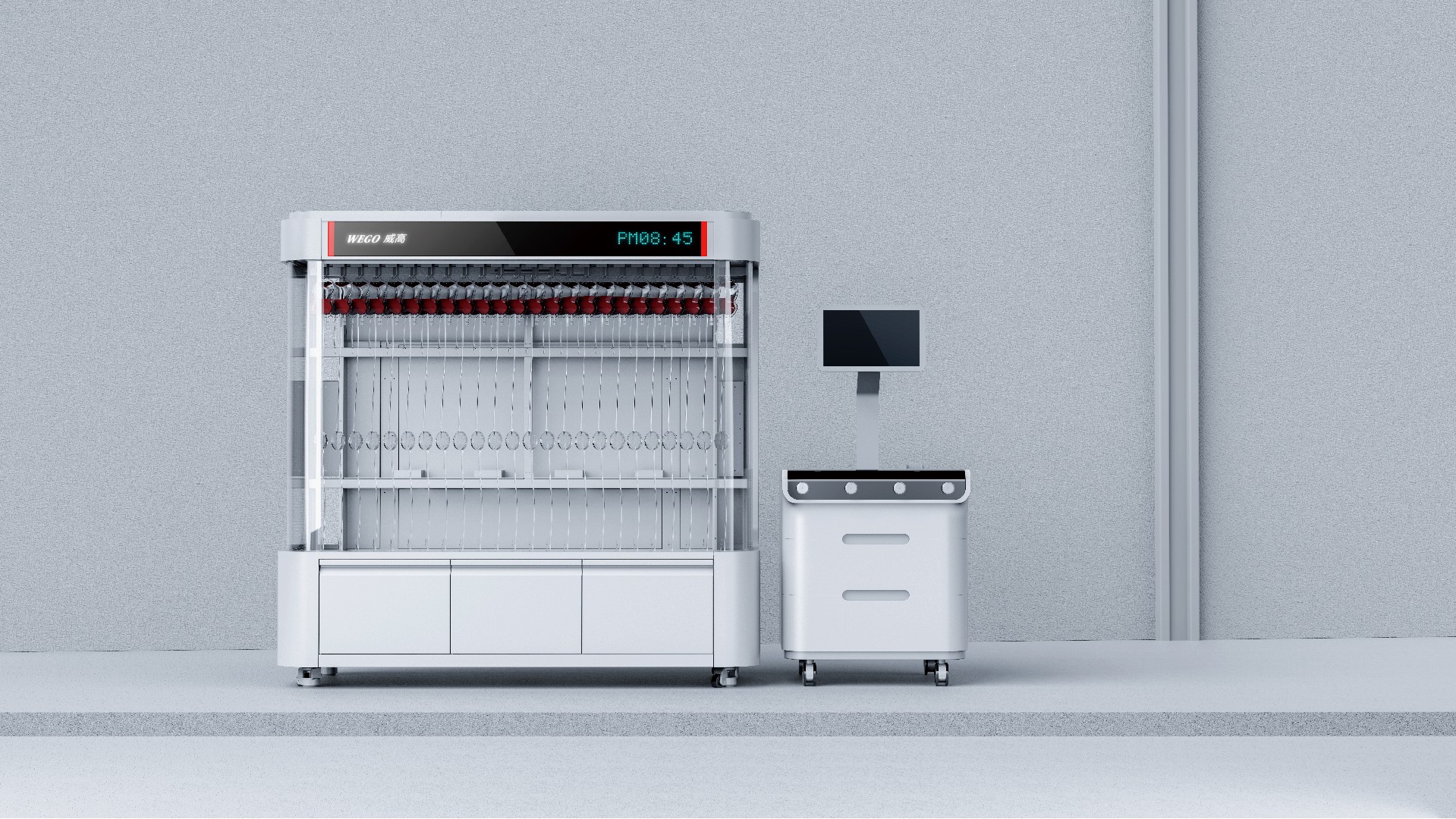 智能濾白柜的外觀設計是怎樣的？